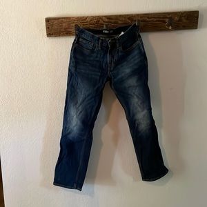 Old navy men’s straight leg jean with built in flex 28x30- dark wash